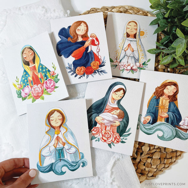 Happy Mother's Day Note Card (MOM-001) — Saints Galore Catholic Publishing