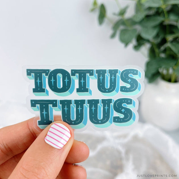 Totus Tuus Catholic Sticker – Just Love Prints