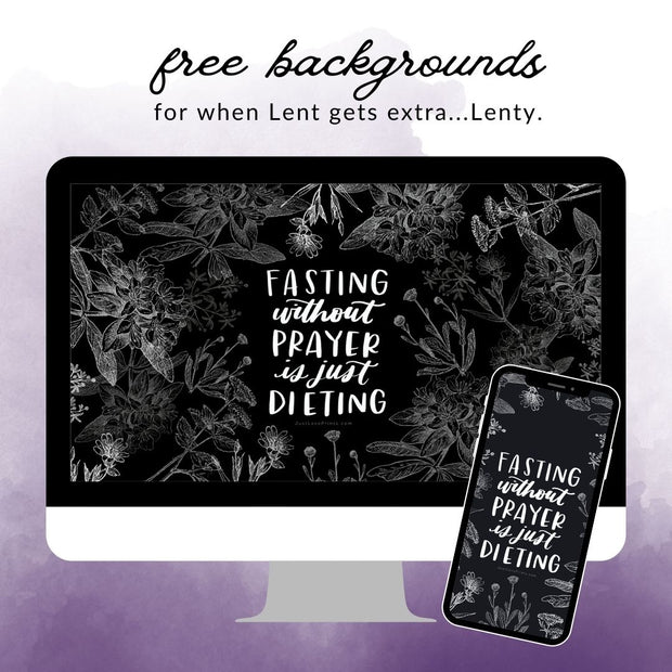 Free Lenten Backgrounds