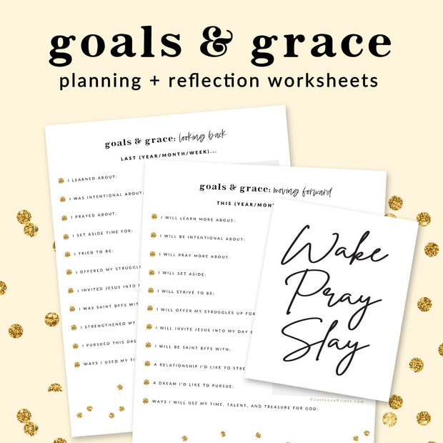 Goals & Grace Worksheets