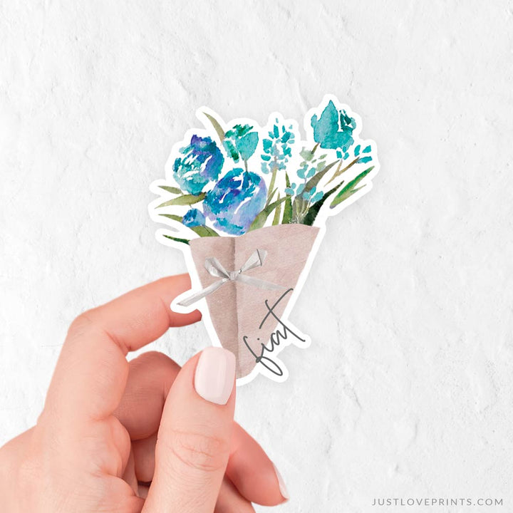 Fiat Bouquet Vinyl Sticker