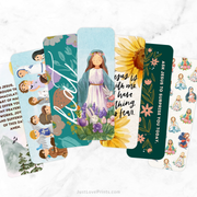 Mary's Garden Bookmark