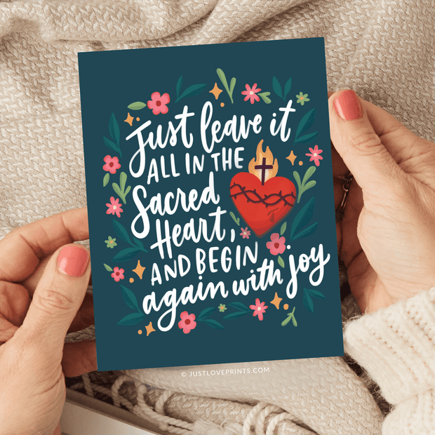 Begin Again with Joy Greeting Card