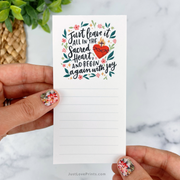 Begin Again with Joy Mini Catholic Notepad