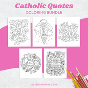 Catholic Coloring Page Bundle