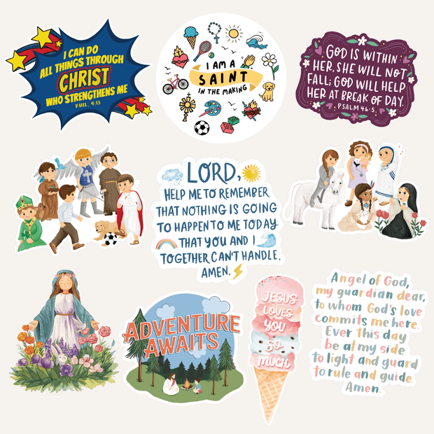 Stickers for Catholic Kids