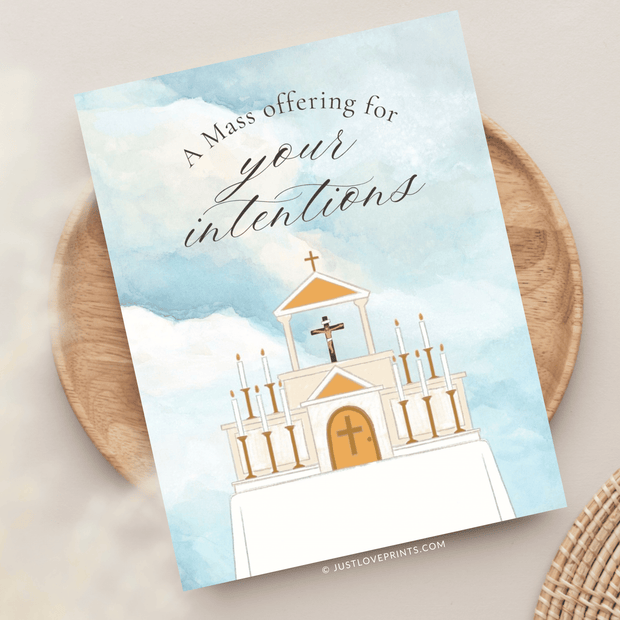 Mass Remembrance Card