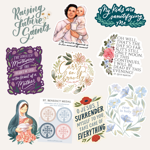 Catholic Mom Sticker Bundle