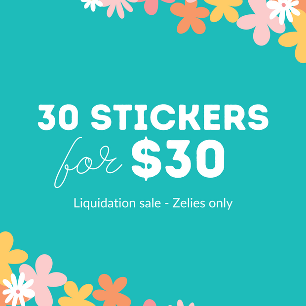30 Stickers for $30 (Secret Sale)