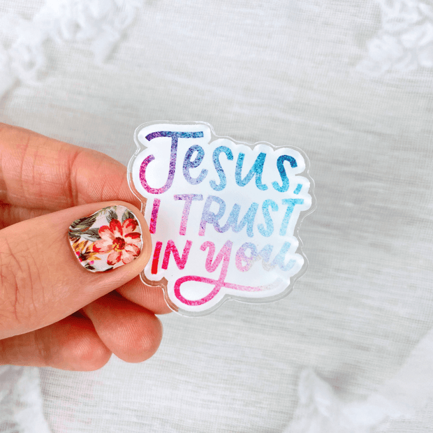 Limited Edition: Jesus I Trust in You Pin