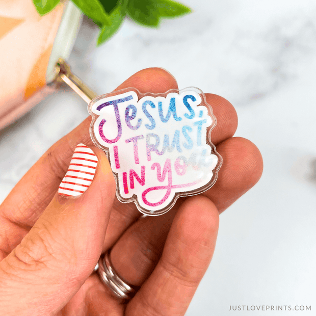 Limited Edition:  Jesus I Trust in You Pin