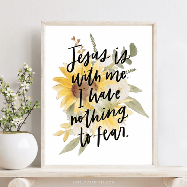 Jesus is With Me Print