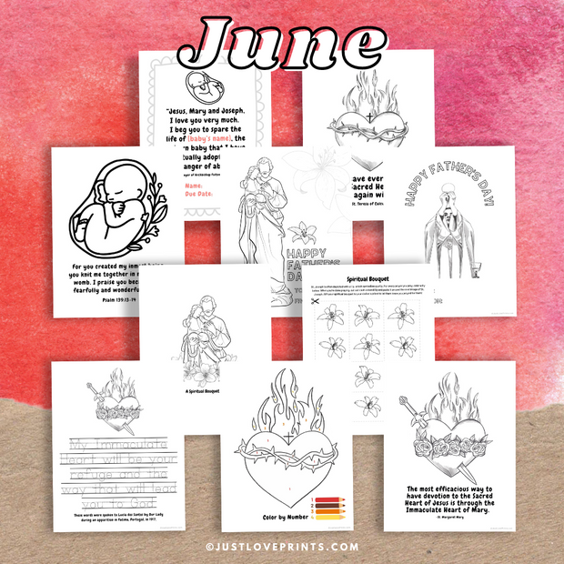 June "Busy Work" Bundle (PDF Download)