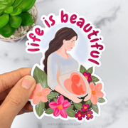 Pro-Life Catholic car magnet