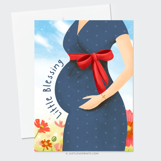 Catholic Baby Shower Card