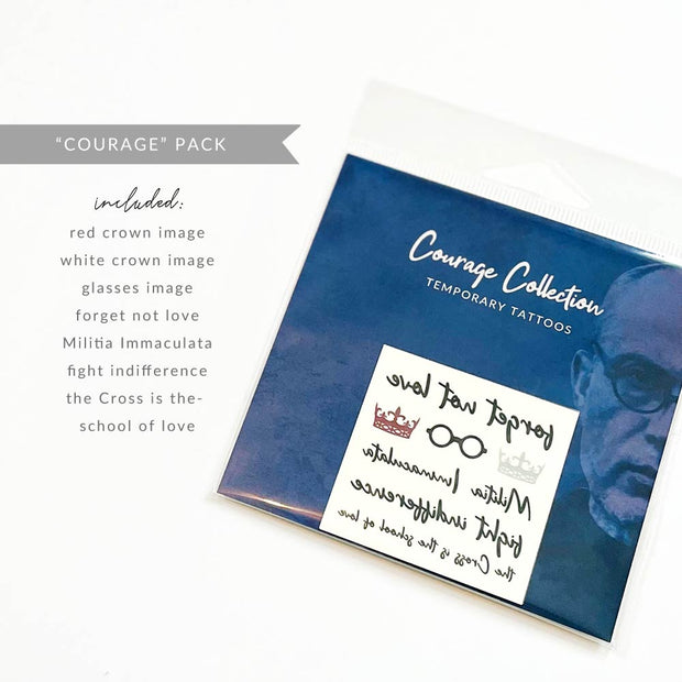 LAST CHANCE "Courage Collection" Temporary Tattoos