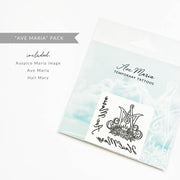"Ave Maria Collection" Temporary Tattoos