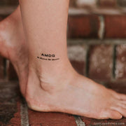 "AMDG Collection" Temporary Tattoos