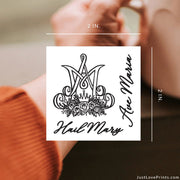 "Ave Maria Collection" Temporary Tattoos