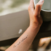 "Be Not Afraid" Temporary Tattoos