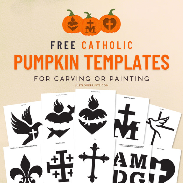 Free Catholic Pumpkin Templates