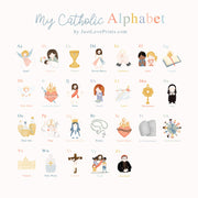 Catholic Alphabet Prints