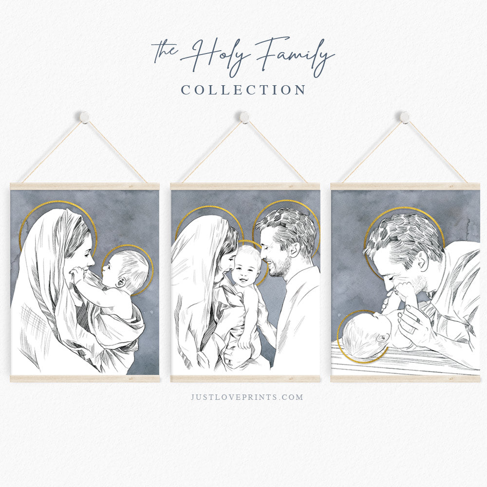 Canvas Print – The Holy Family (12x12)