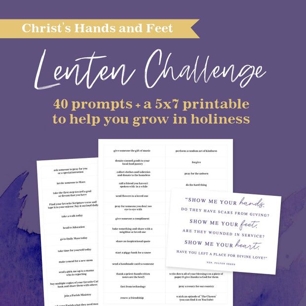 Christ's Hands and Feet - Lenten Challenge Download