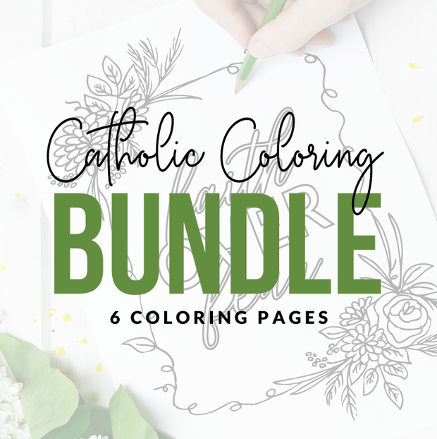 Catholic Coloring Page Bundle