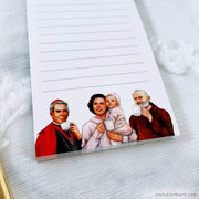 "Sipping with the Saints" Notepad
