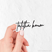 Talitha Koum Vinyl Sticker