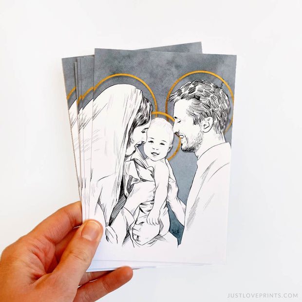 LAST CHANCE Holy Family 4x6 Print