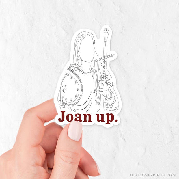 "Joan Up" Vinyl Sticker